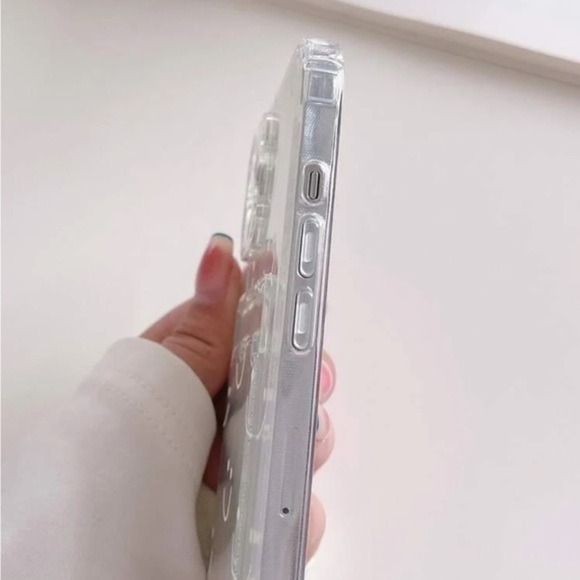 ⚠️Clearance🫧iPhone 12 Pro Max Cute Smiley Face iPhone Case With Card Slot - Picture 3 of 4